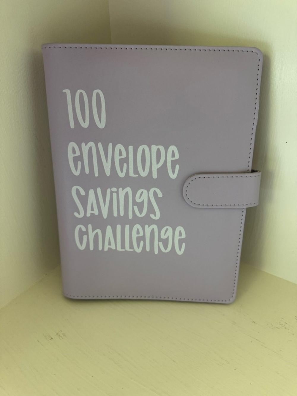 Lavender 100 Envelope Savings Challenge Binder